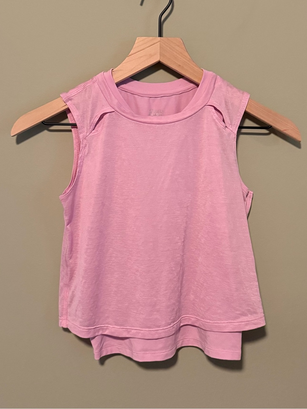 Athleta Light Pink Layered Sleeveless Tank | S 7
